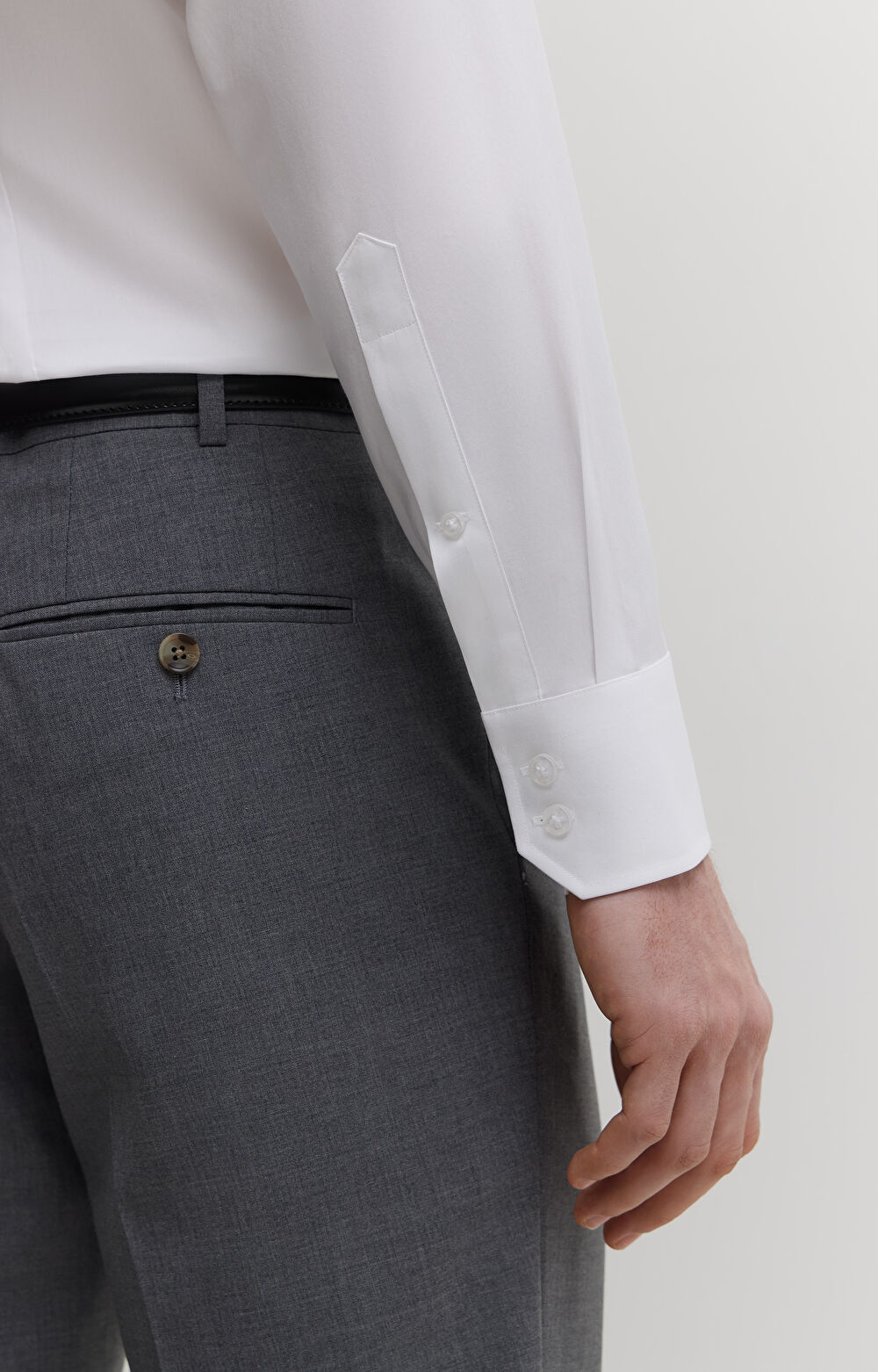 Elegancka koszula w diagonalny wzór - 5