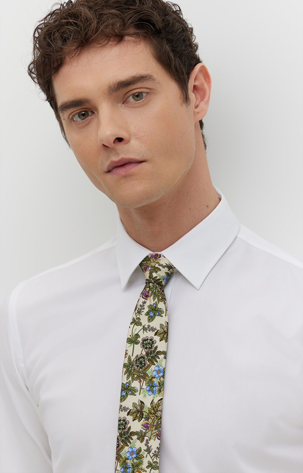 Koszula w diagonalny wzór - 7