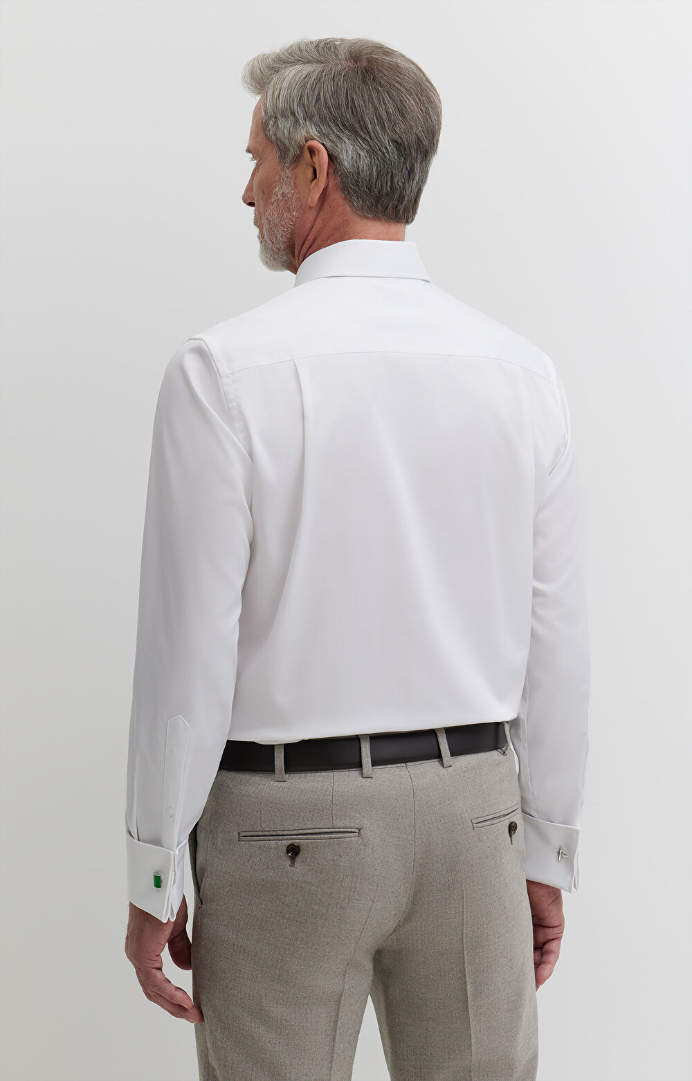 Gładka koszula na spinki - 3