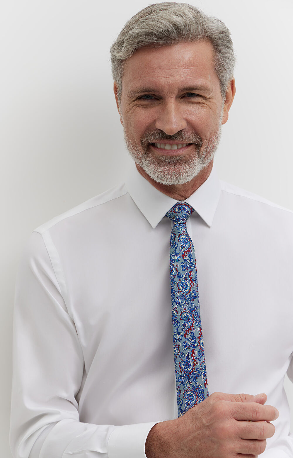 Koszula w diagonalny wzór - 7