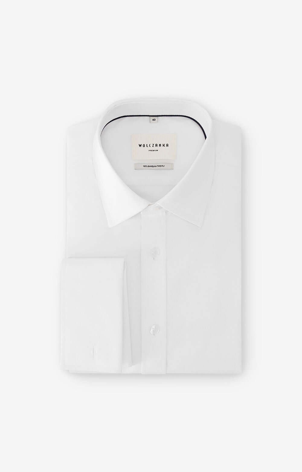 Gładka koszula na spinki