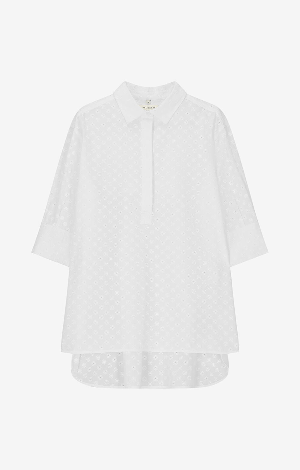 Koszula z kwiatowym haftem - 2