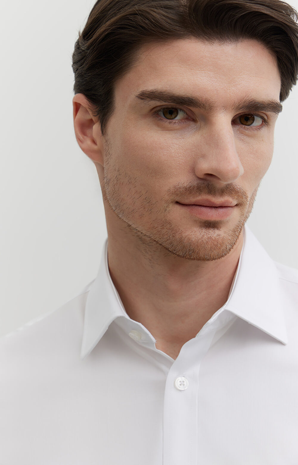 Gładka koszula na spinki - 6