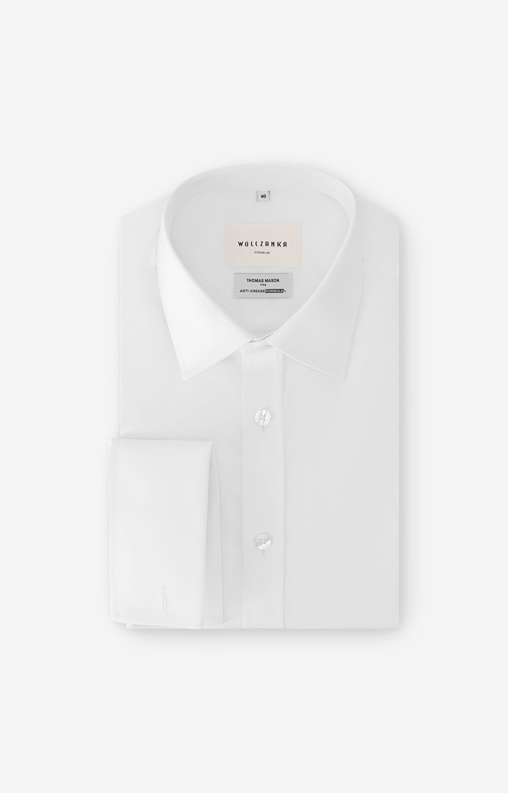 Gładka koszula na spinki