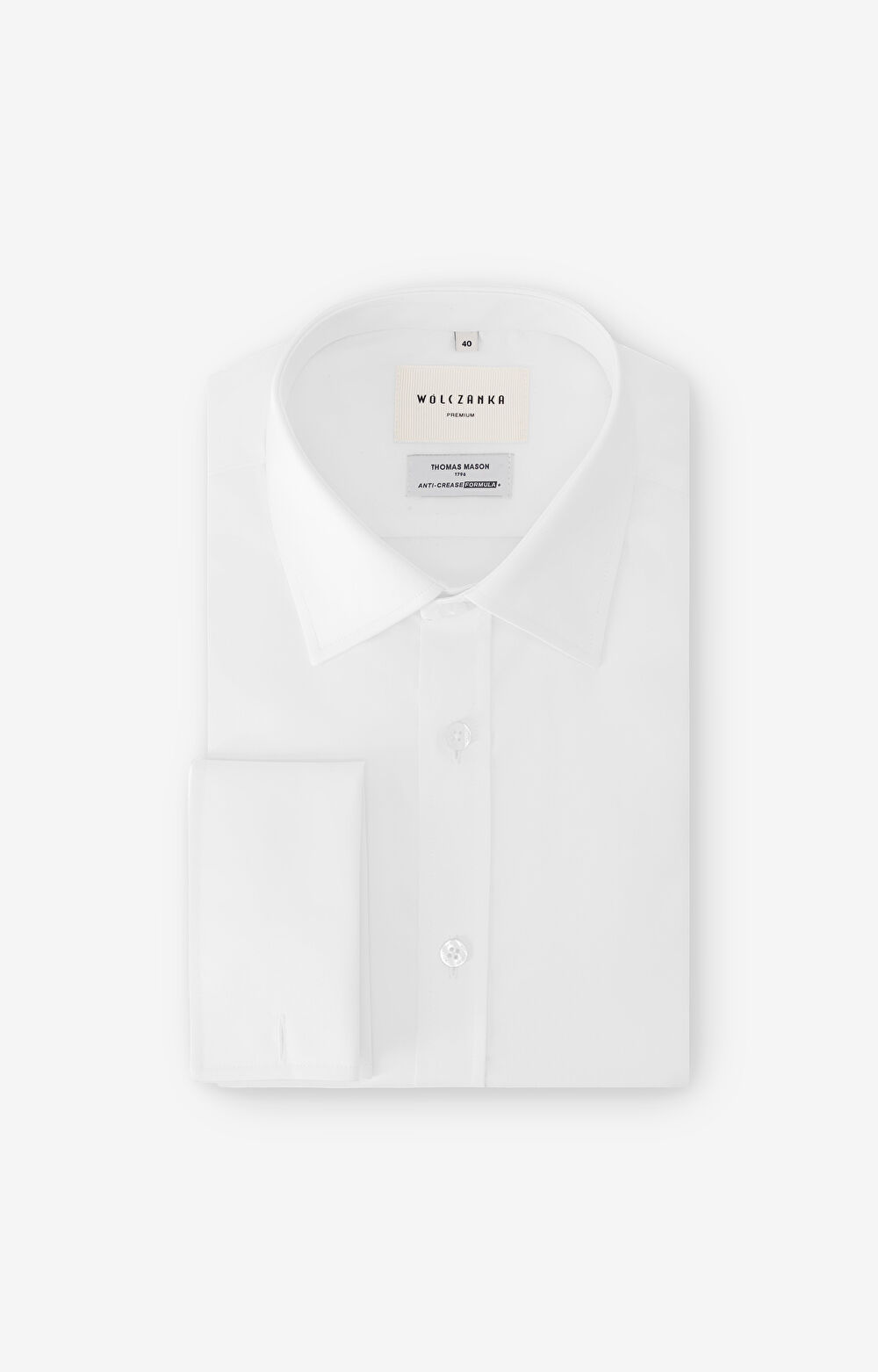 Gładka koszula na spinki