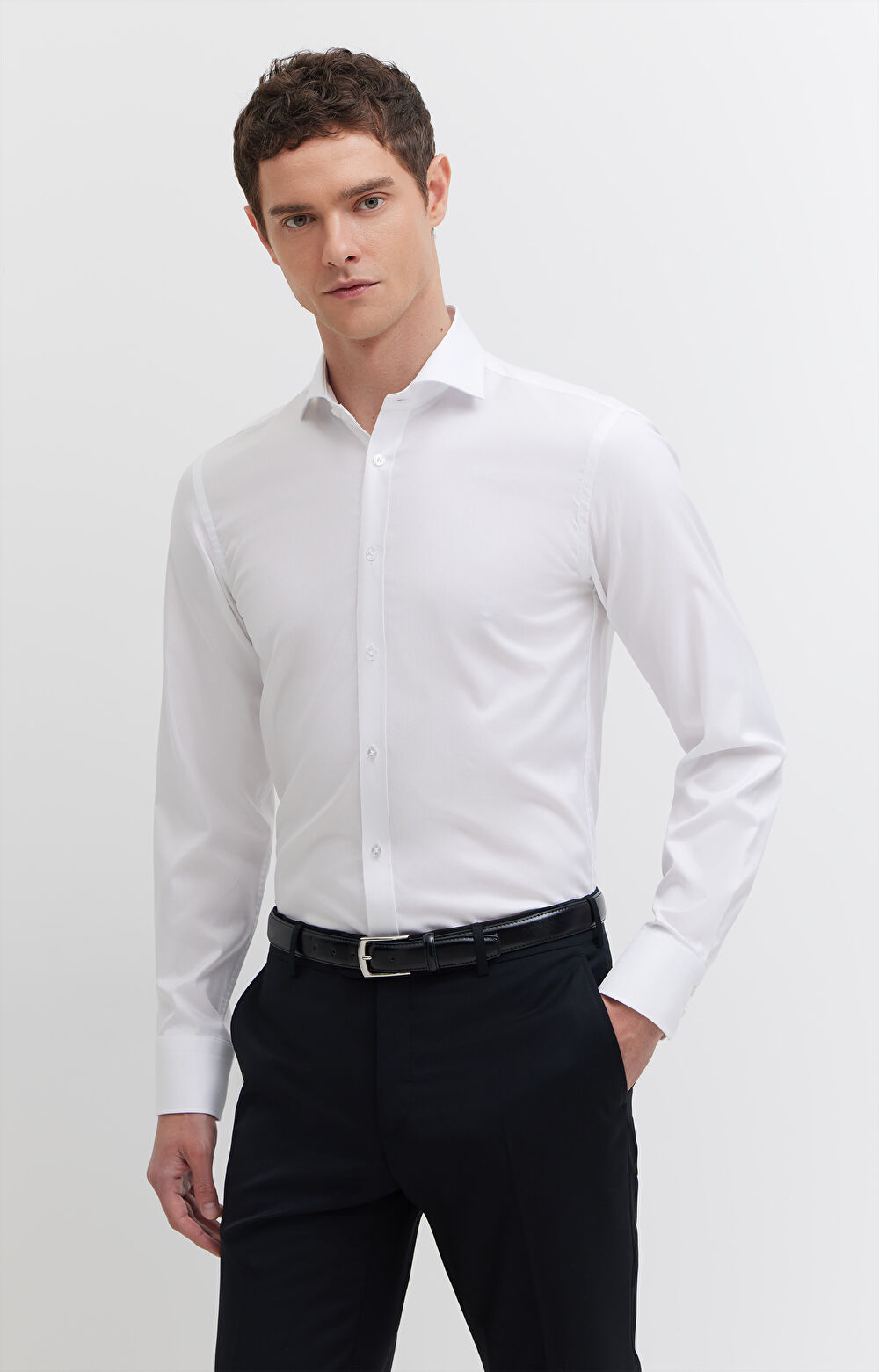 Elegancka koszula ze strukturą - 4