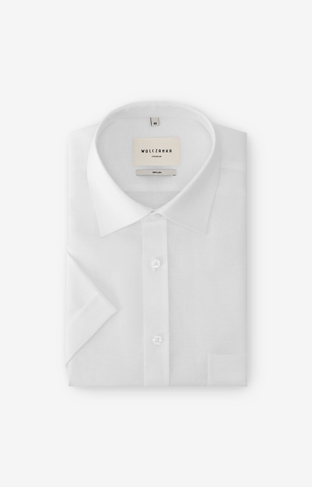Lniana koszula formalna