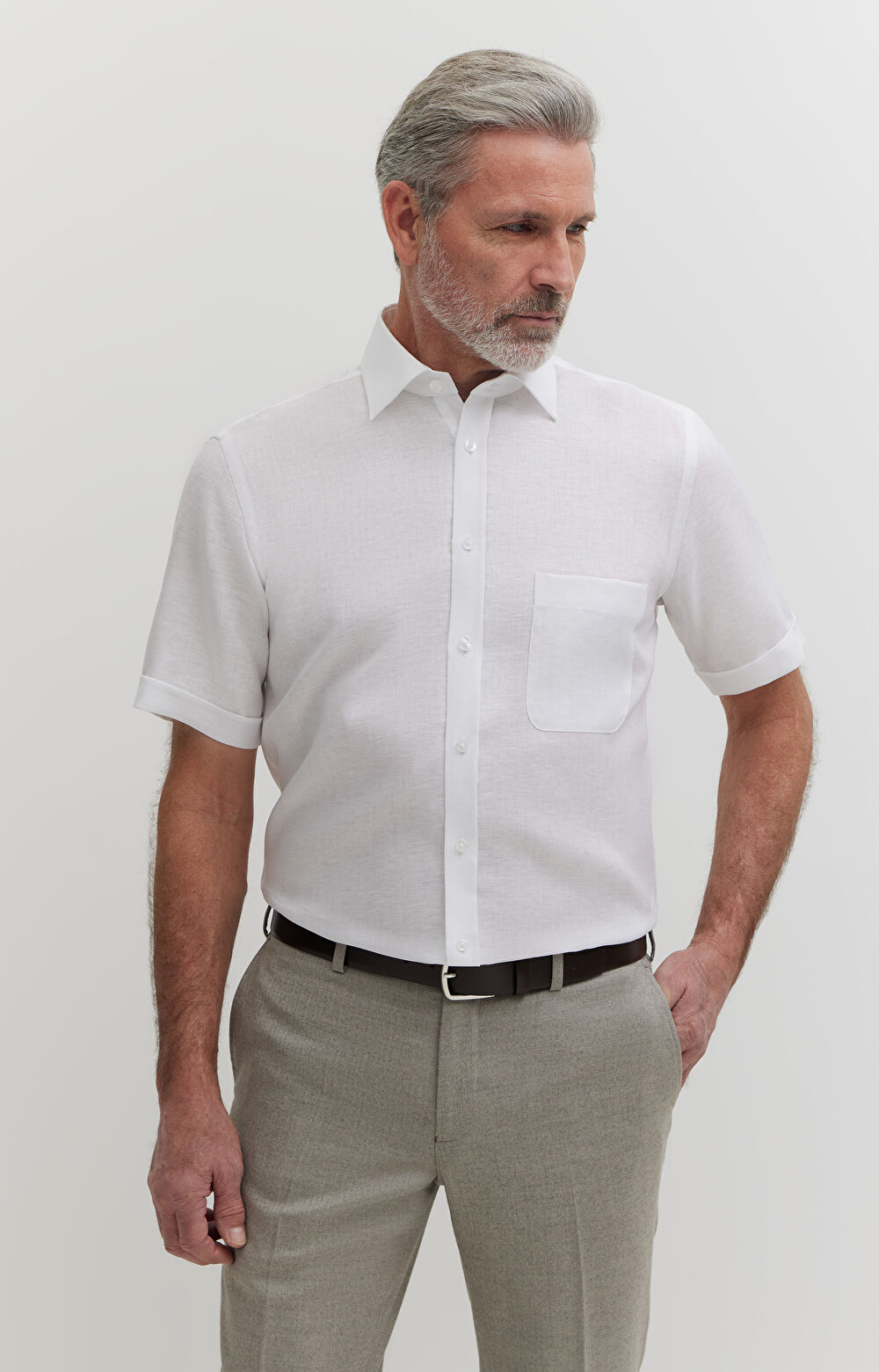 Lniana koszula formalna - 2