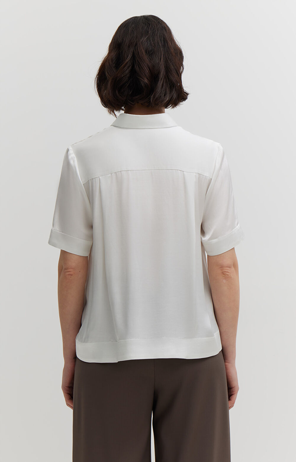 Koszula z wiskozy z krótkim rękawem - 3
