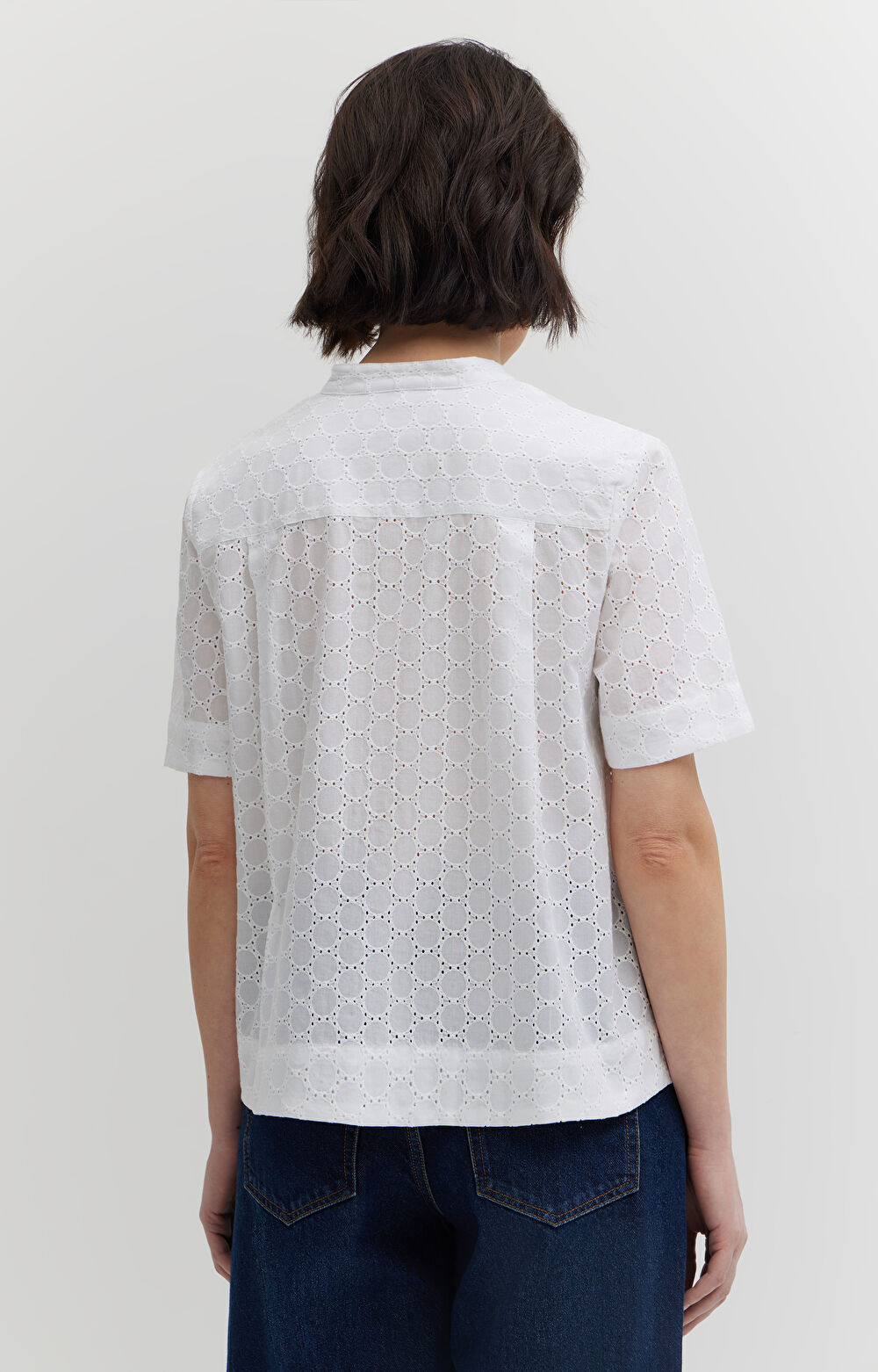 Koszula z haftowanym wzorem - 4
