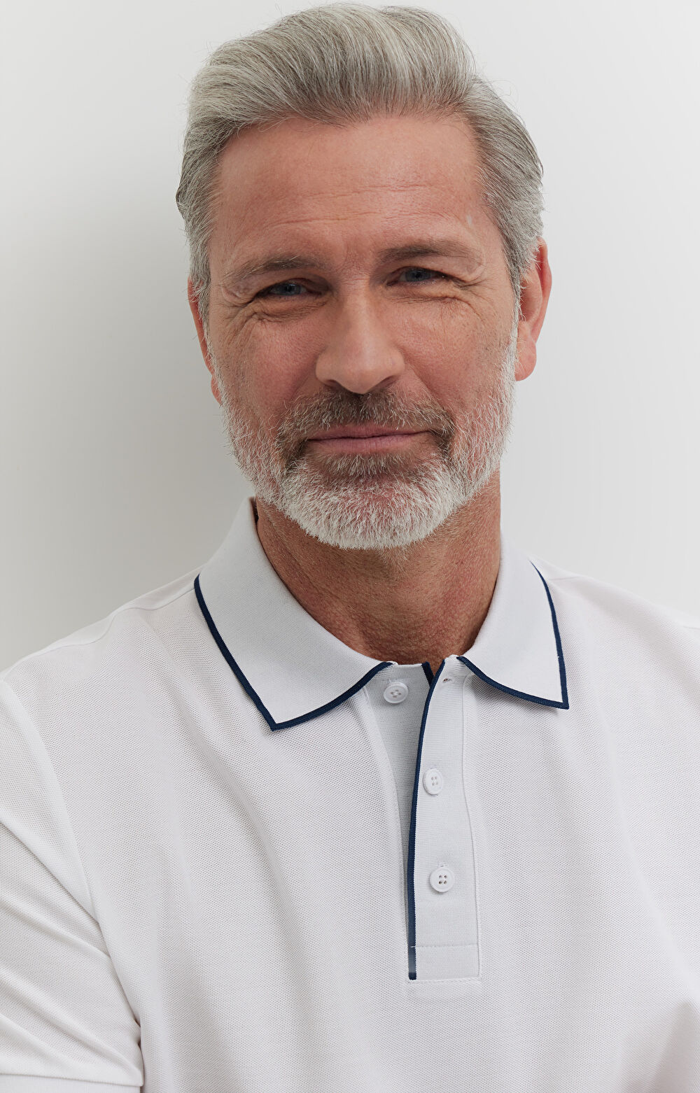 Polo z bawełny podwójnie merceryzowanej z kontrastem - 5