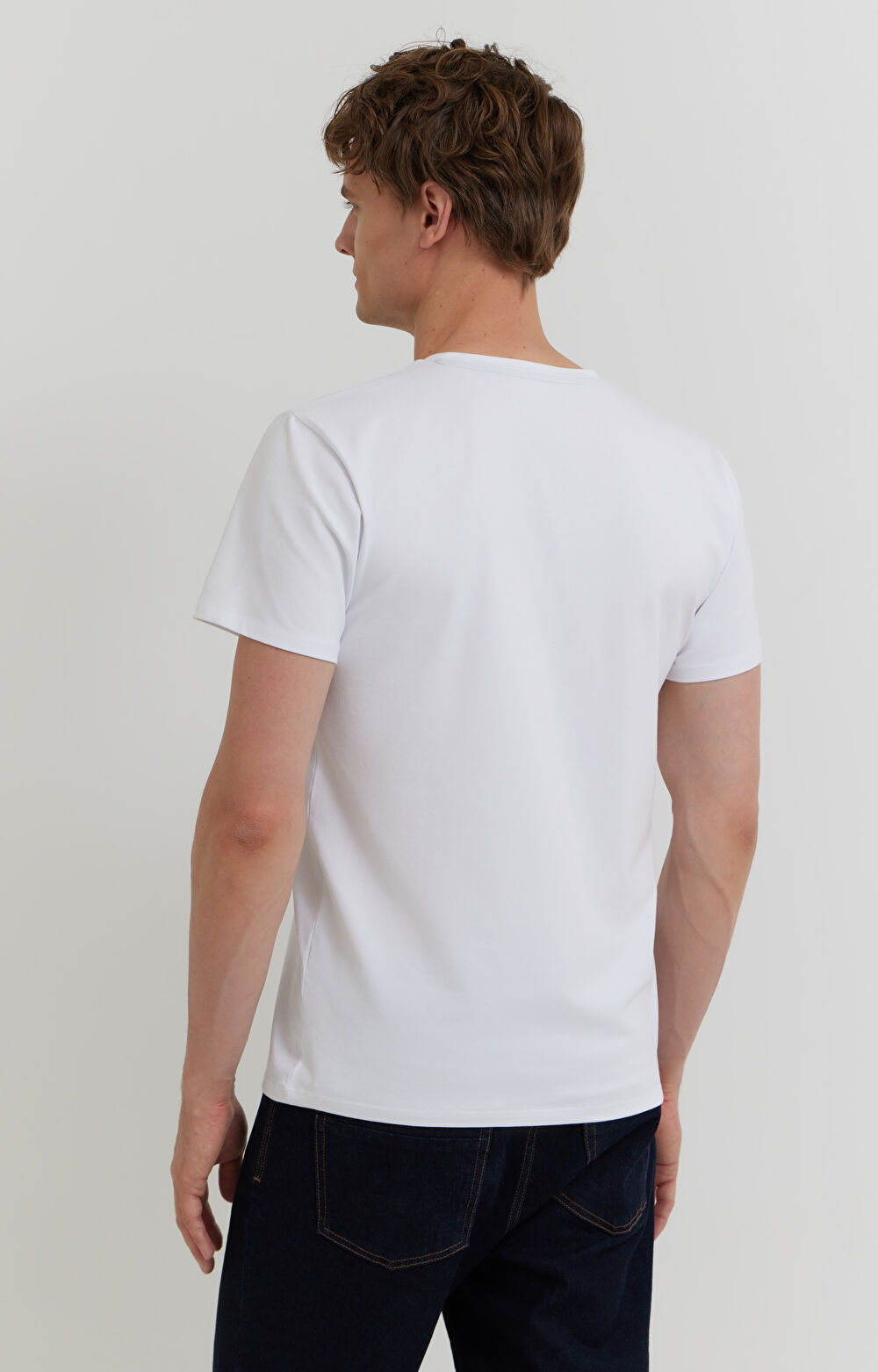 Gładki t-shirt - 4
