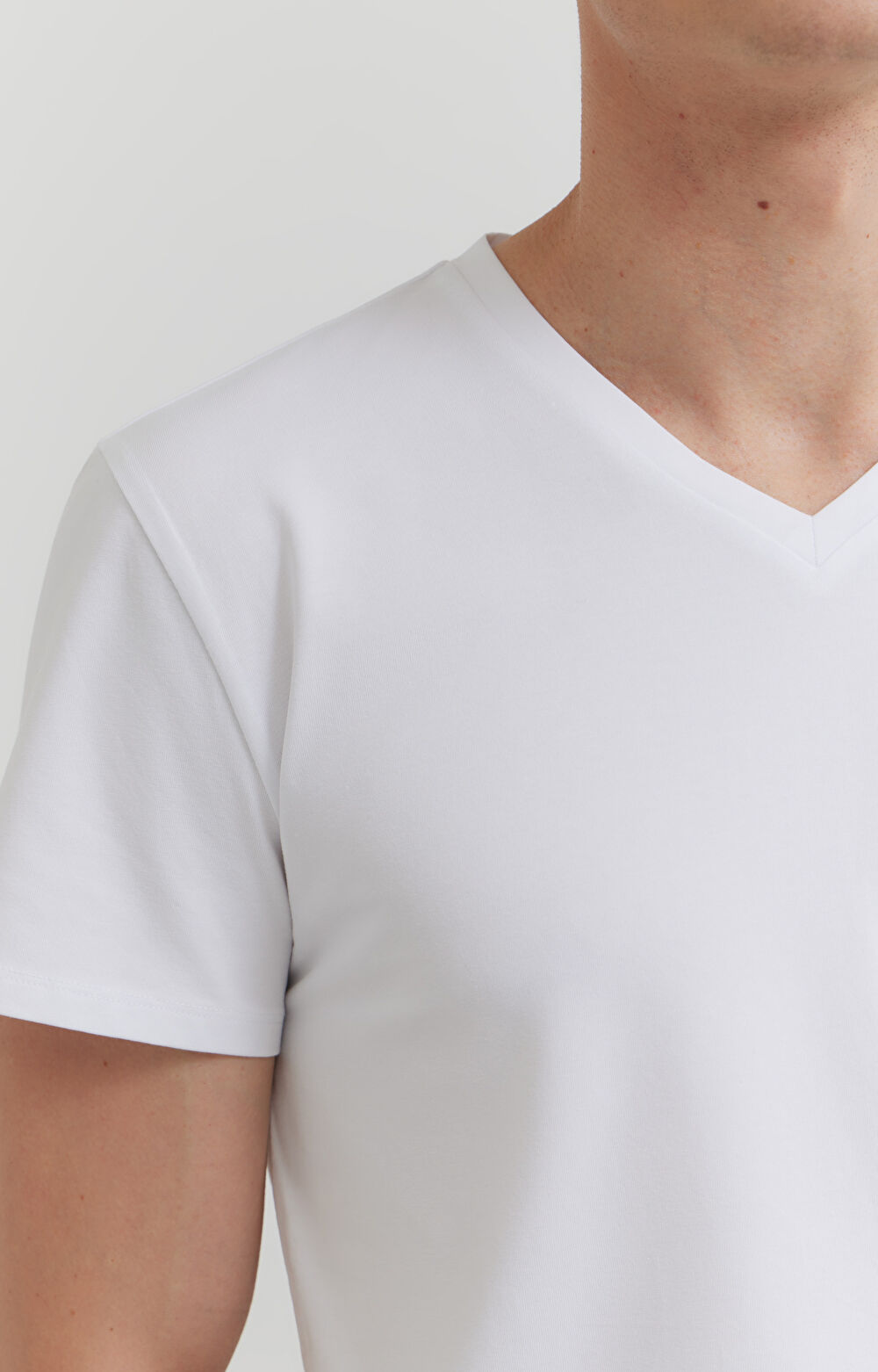 Gładki t-shirt - 5