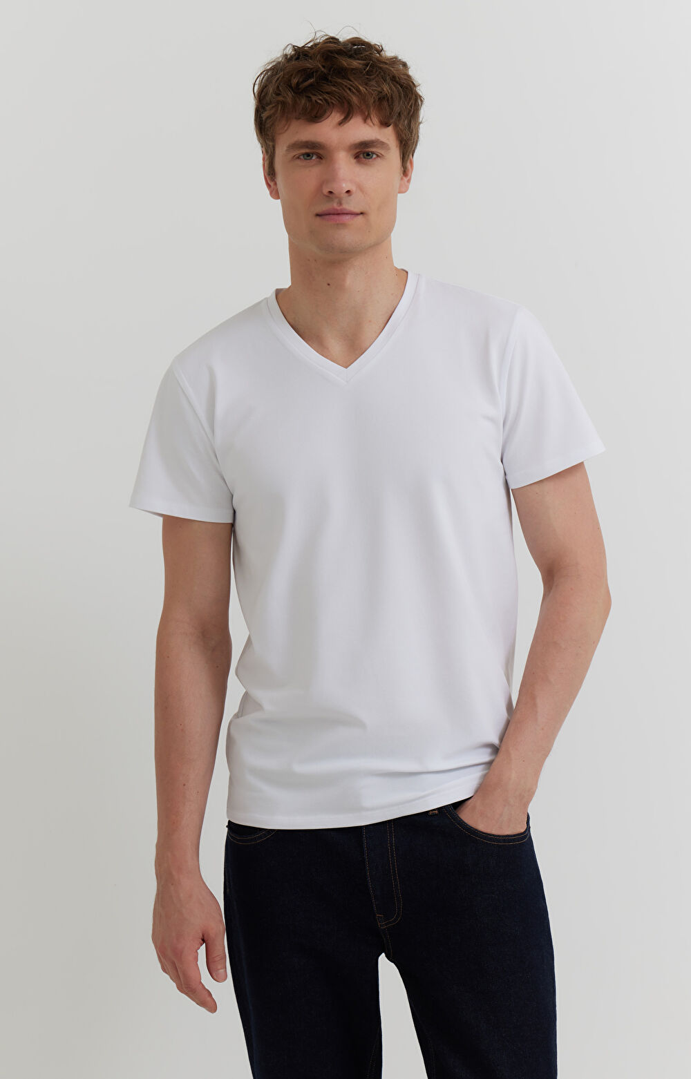 Gładki t-shirt - 3