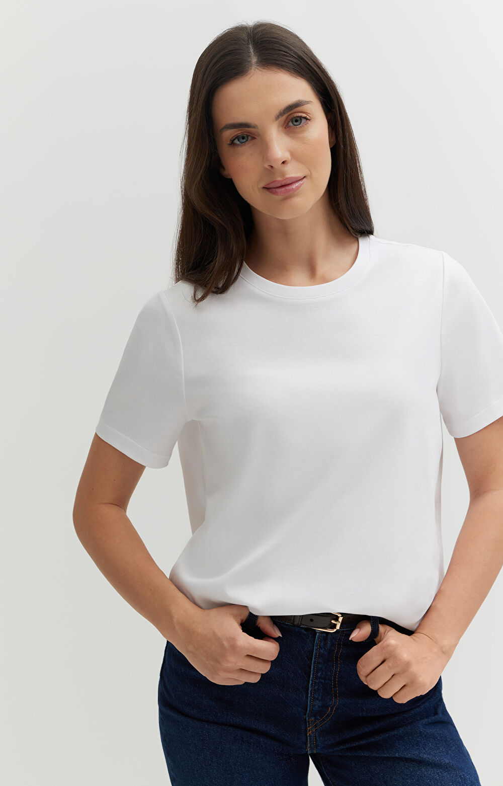 T-shirt z bawełny podwójnie merceryzowanej - 7