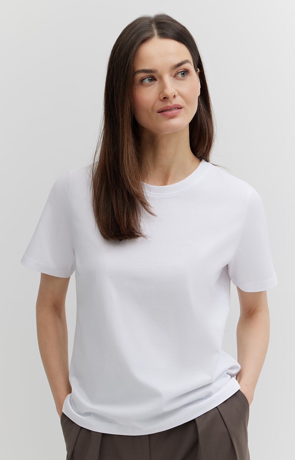 T-shirt regular z bawełny organicznej - 3