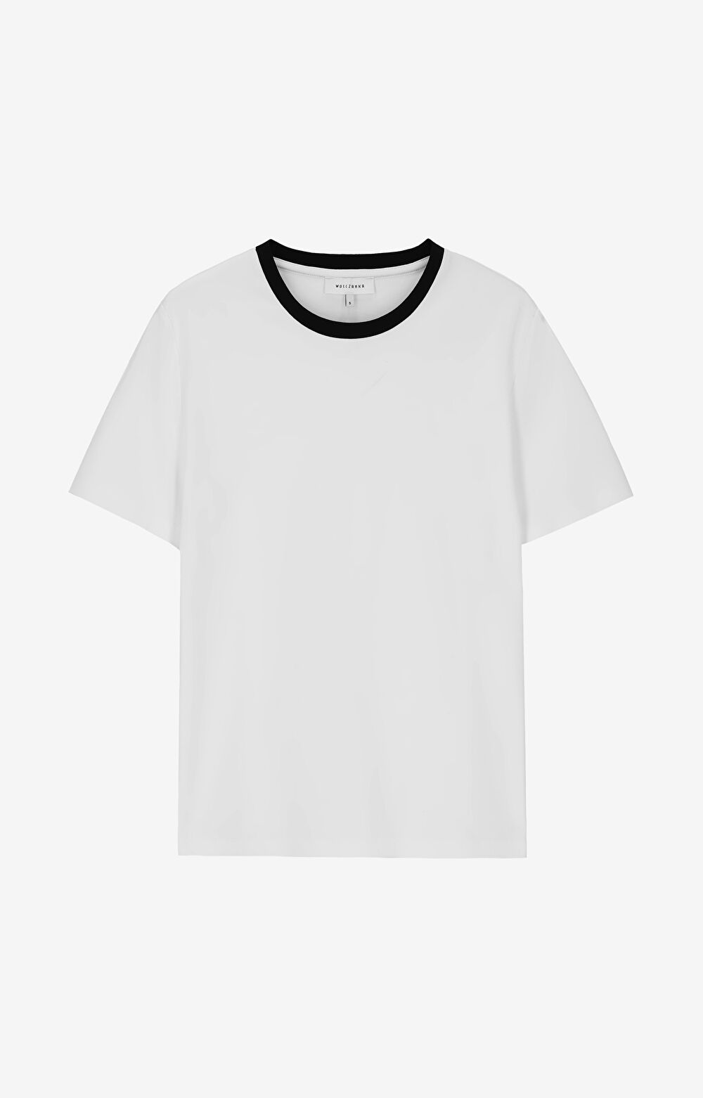 T-shirt z bawełny organicznej z kontrastem - 2
