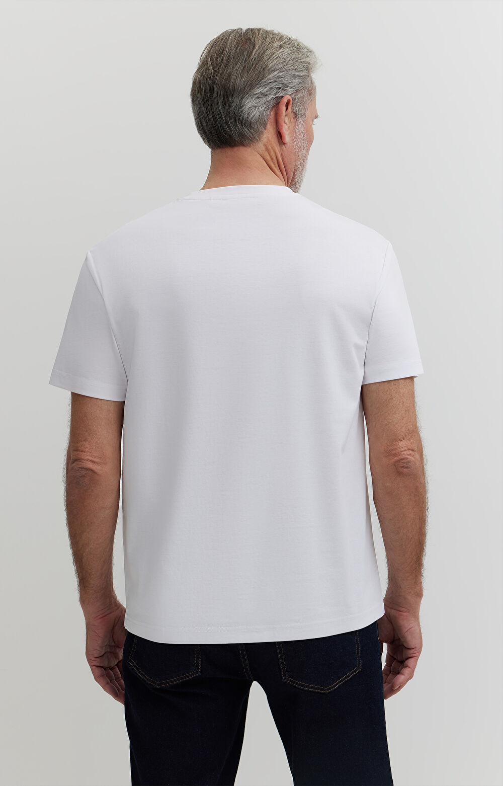 T-shirt z bawełny merceryzowanej - 4