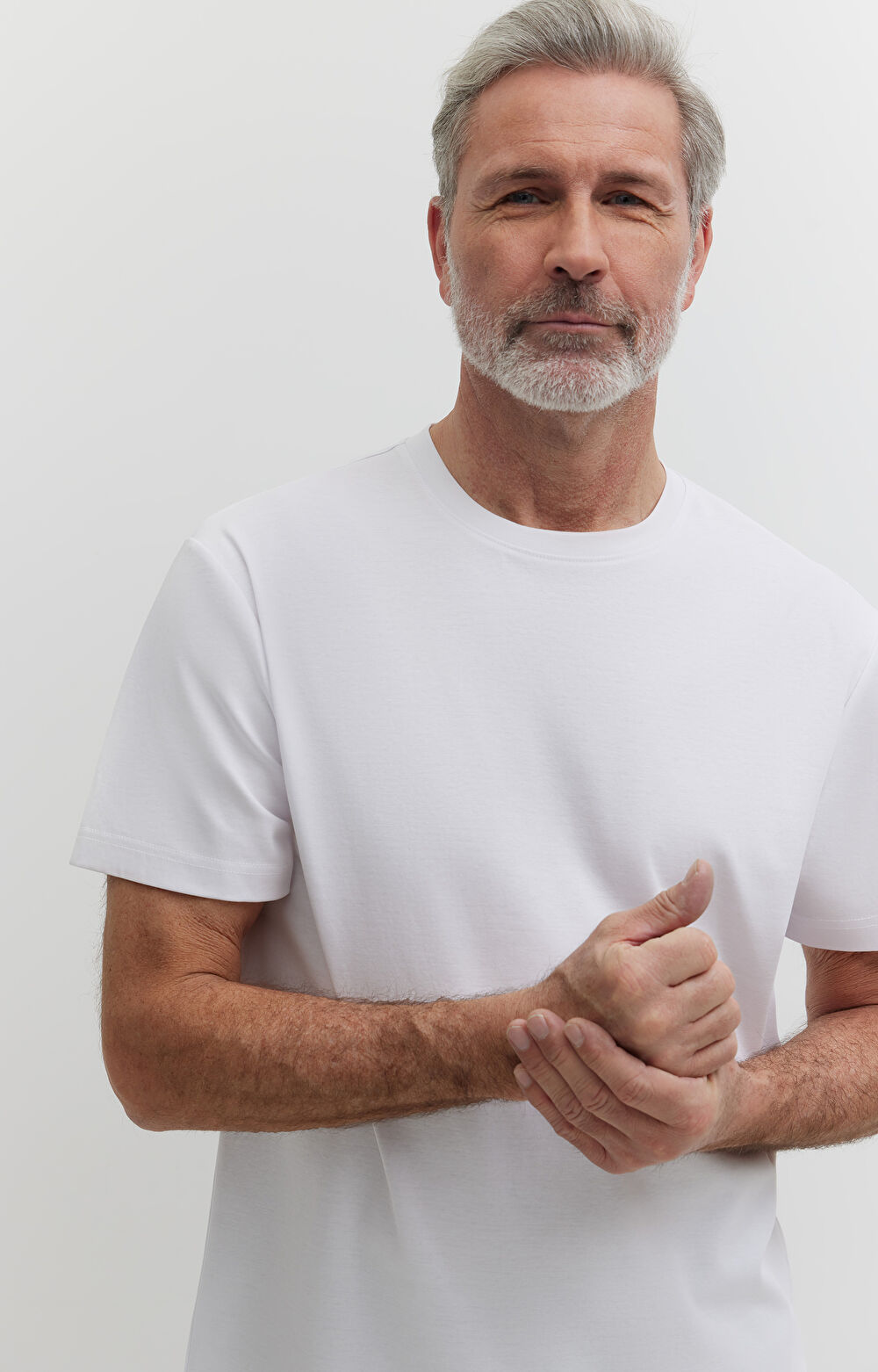 T-shirt z bawełny merceryzowanej - 5