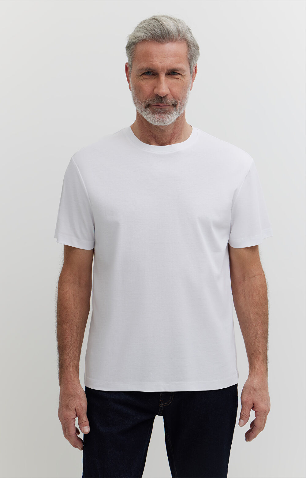 T-shirt z bawełny merceryzowanej - 3