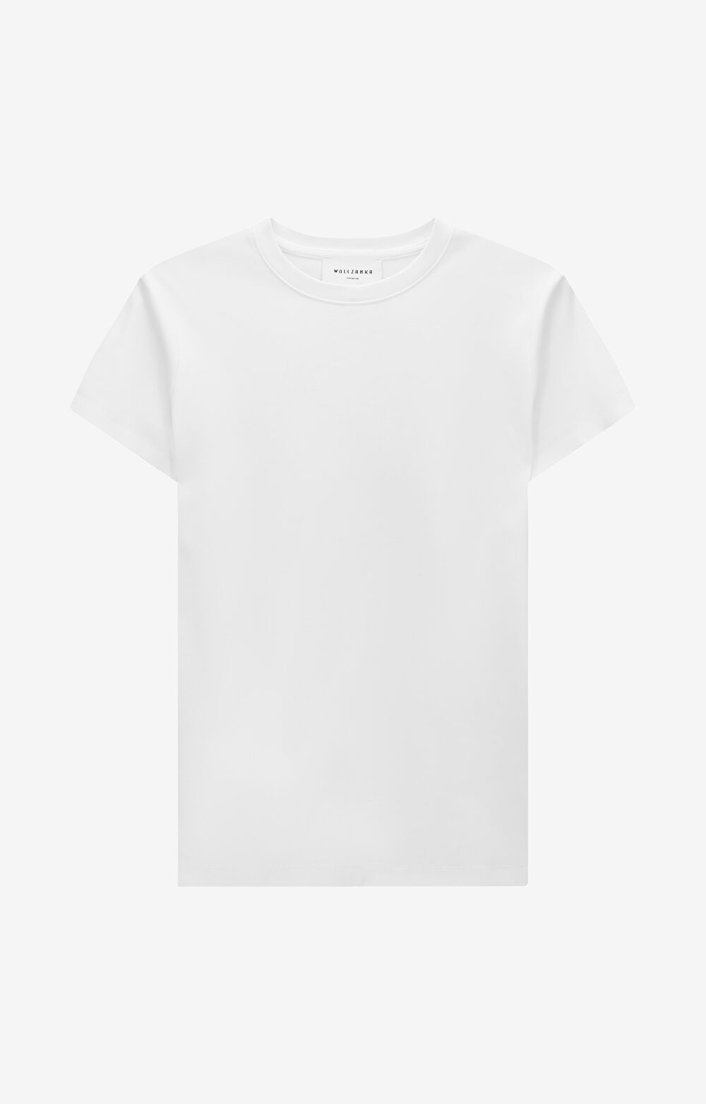 T-shirt slim z bawełny merceryzowanej - 2