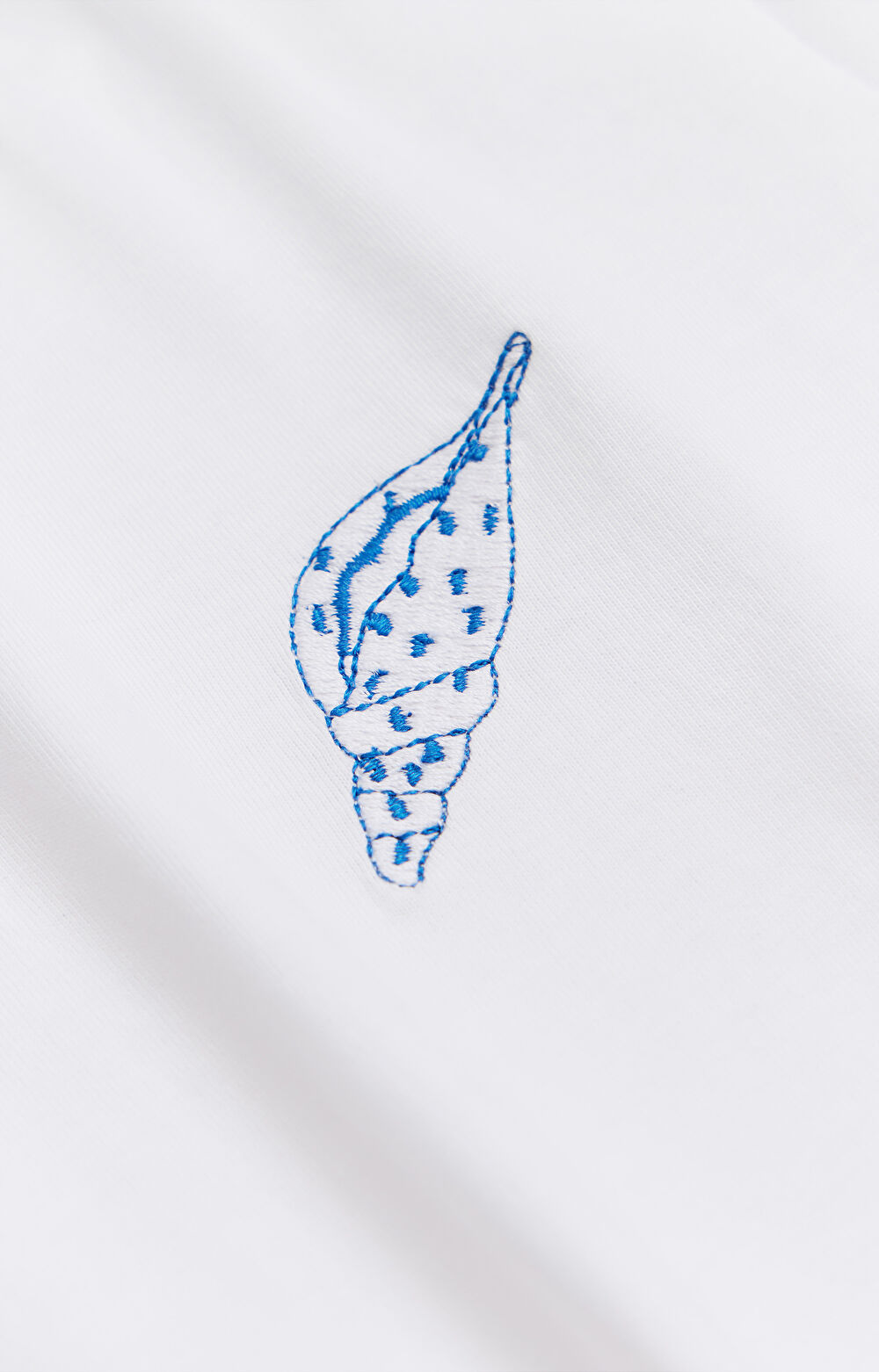 T-shirt z merceryzowanej z haftem - 7