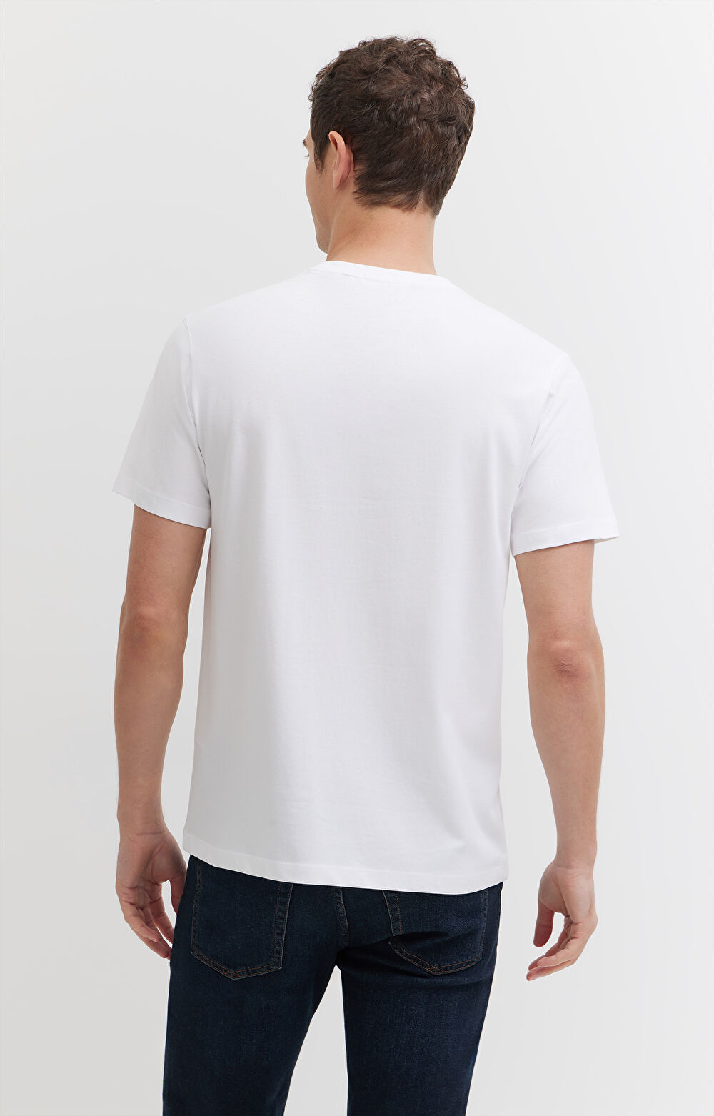 T-shirt z bawełny merceryzowanej - 4