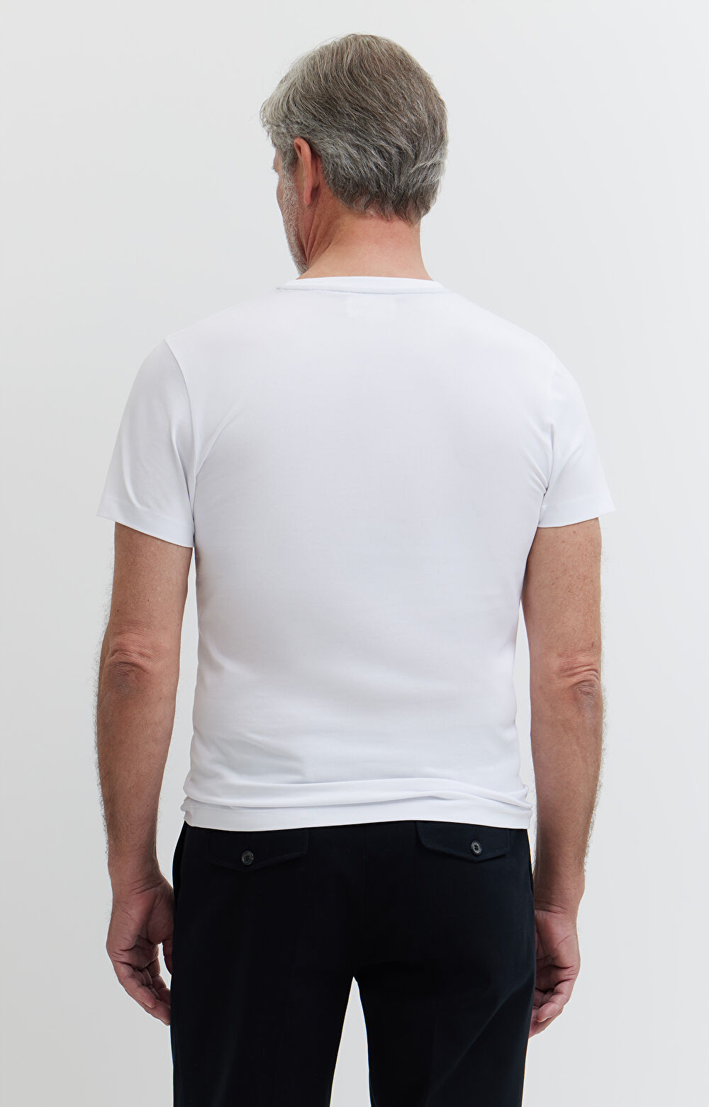 Gładki t-shirt - 4