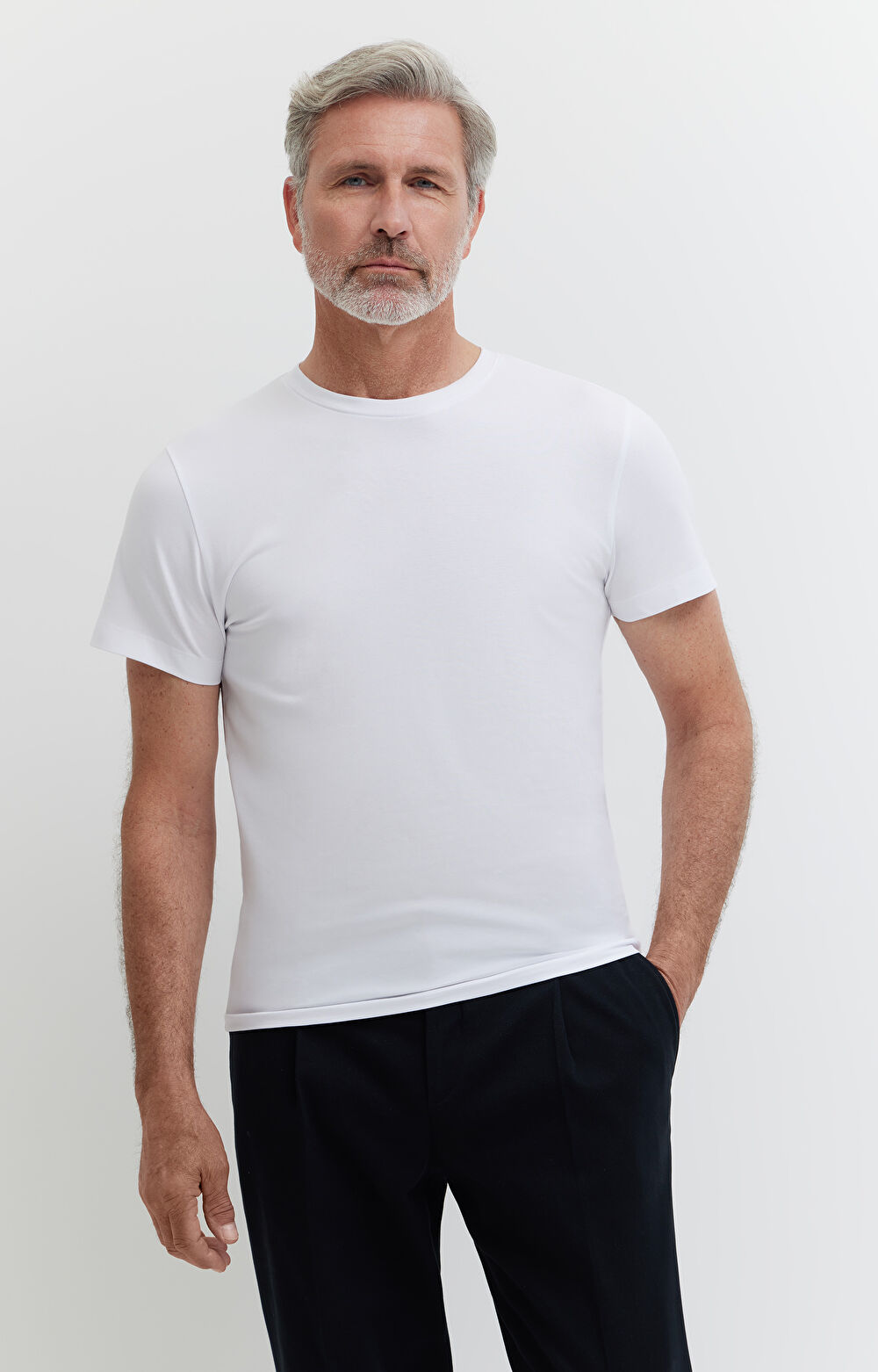 Gładki t-shirt - 3