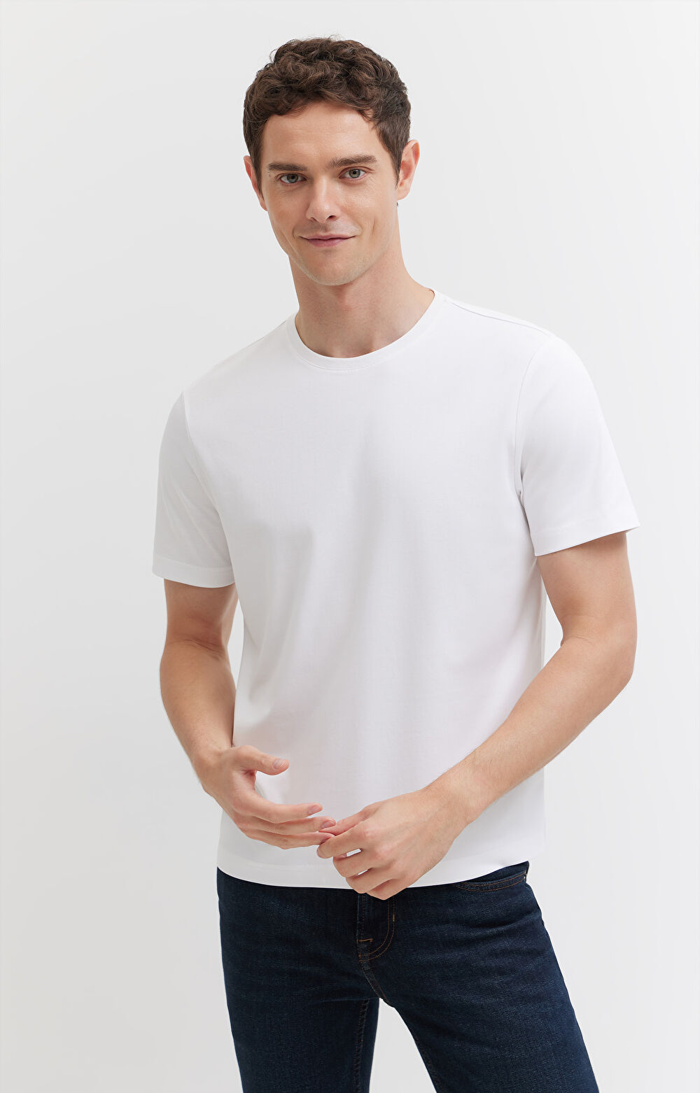 T-shirt z bawełny podwójnie merceryzowanej - 5