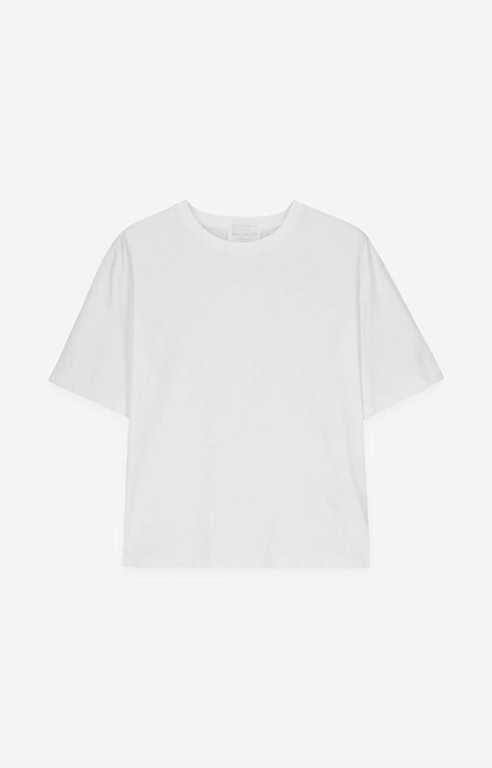 T-shirt o luźnym kroju z bawełny merceryzowanej