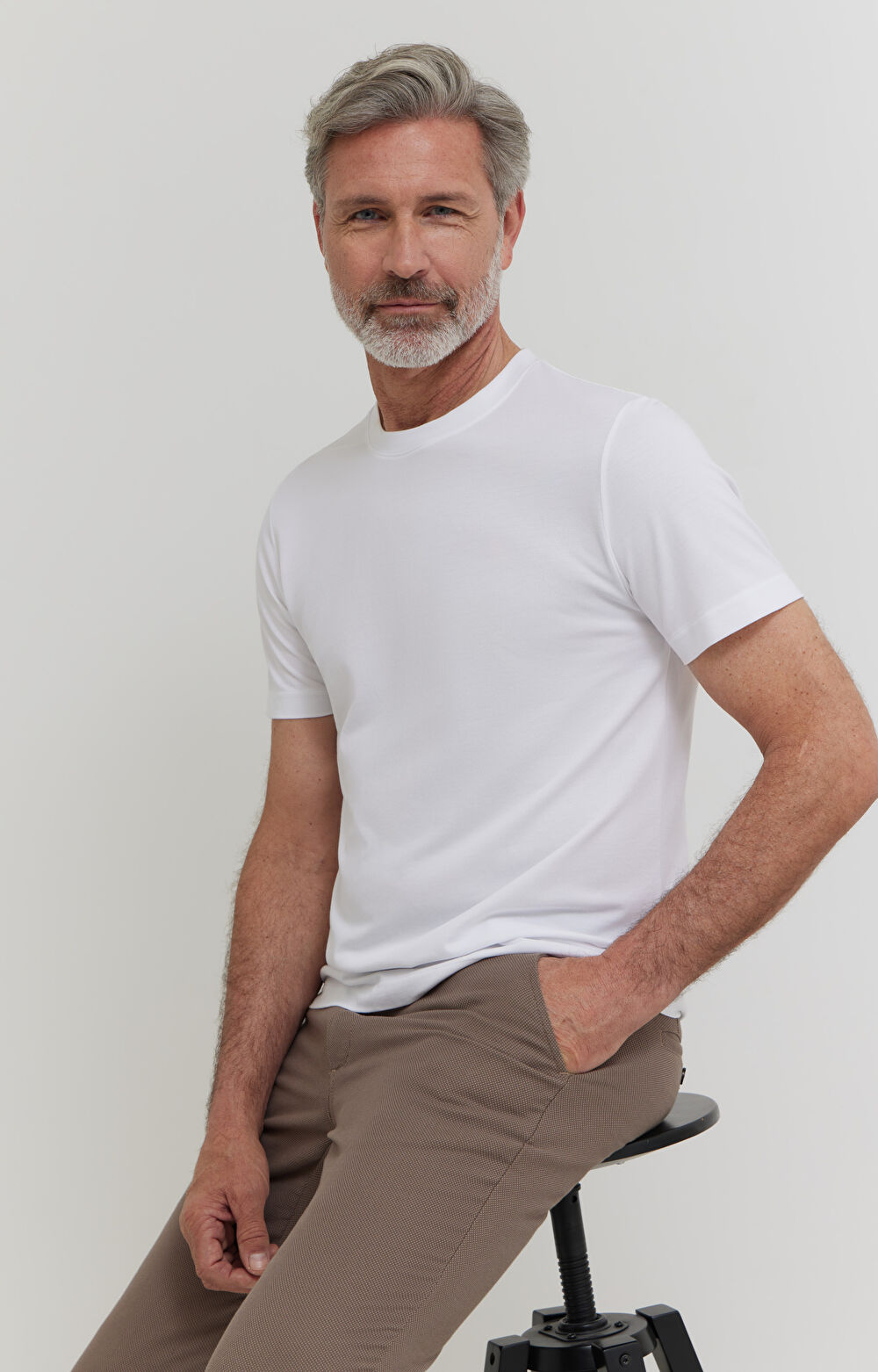 Gładki t-shirt - 6