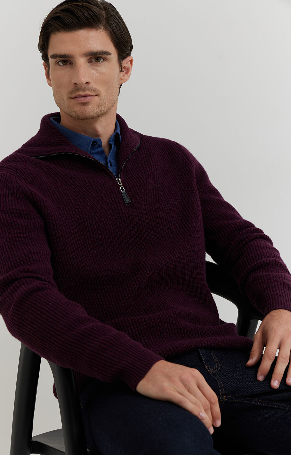 Sweter z golfem - 6