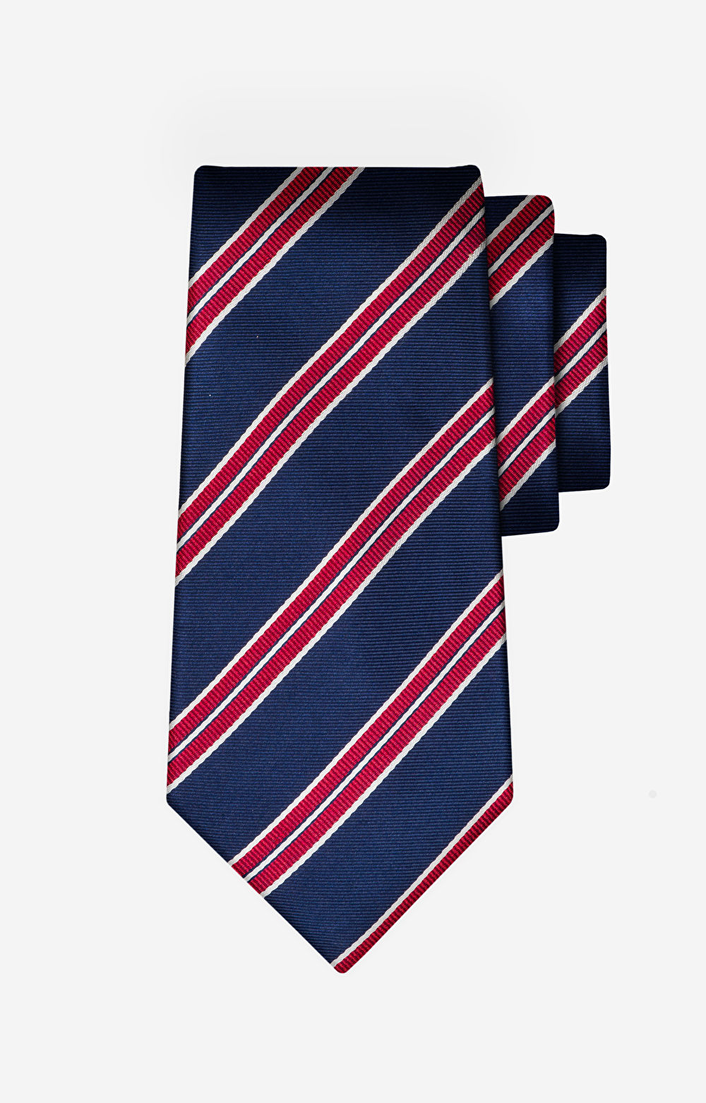 Jedwabny krawat w paski