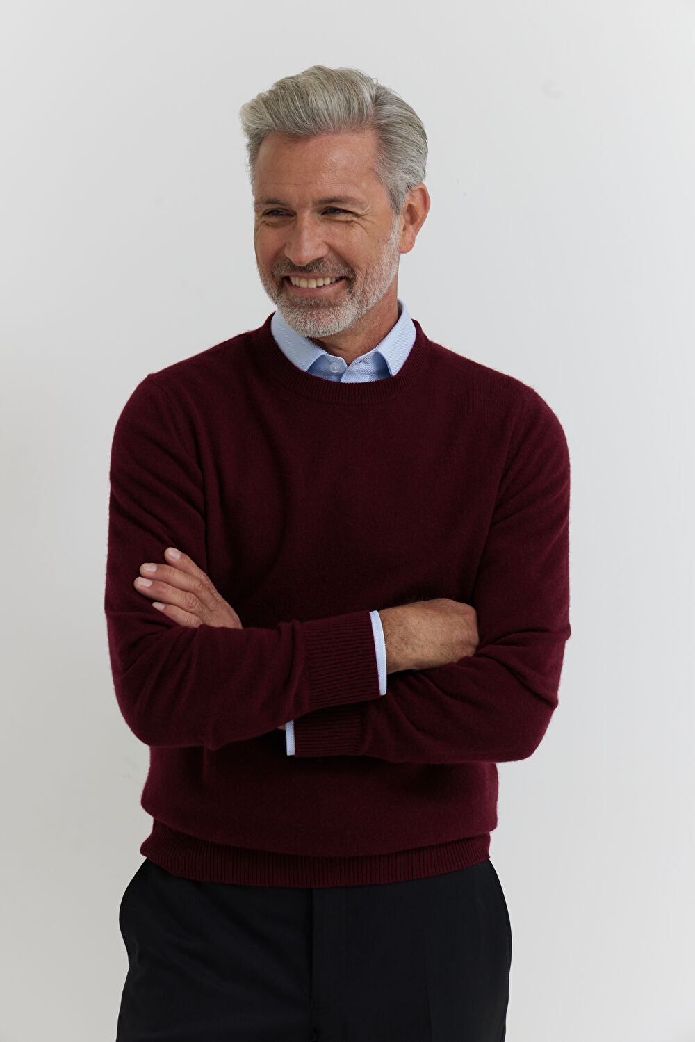 Wełniany sweter z kaszmirem - 5