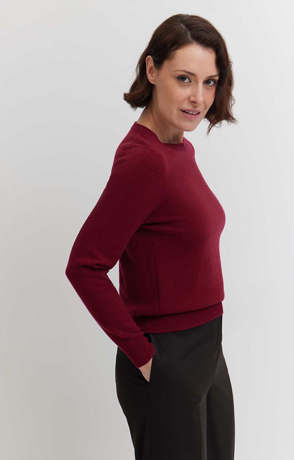 Sweter z wełny merino