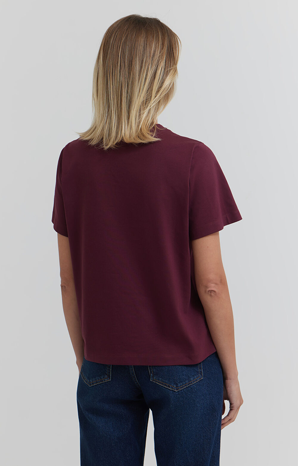 T-shirt regular z bawełny merceryzowanej - 4
