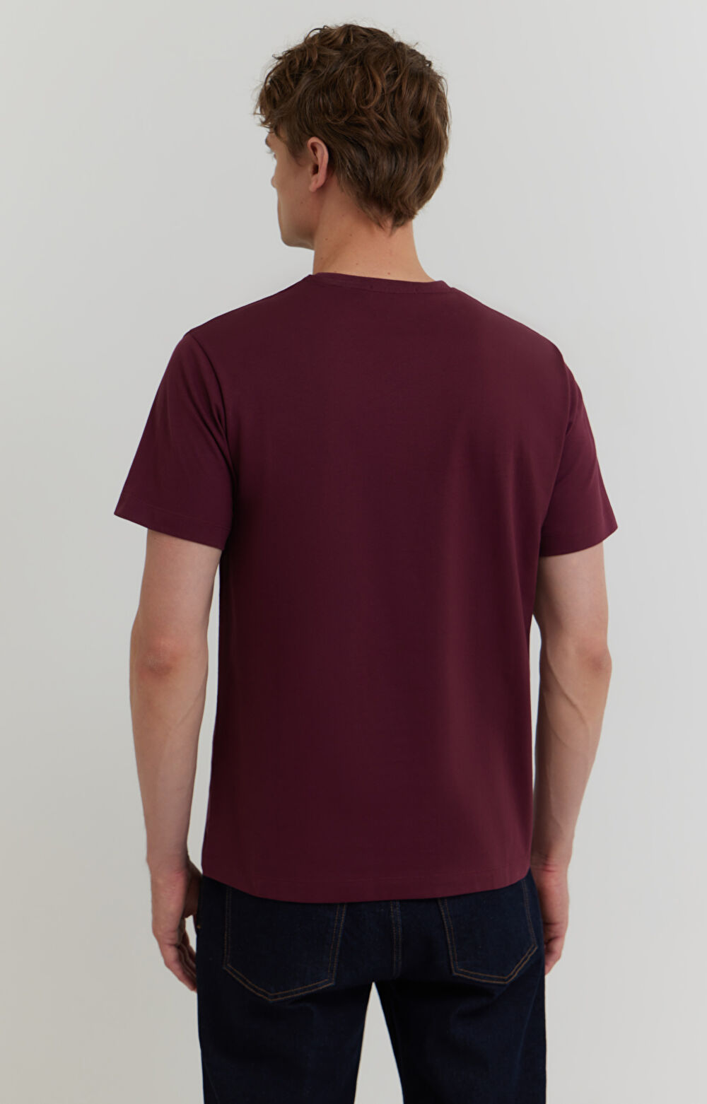 T-shirt z bawełny merceryzowanej - 4
