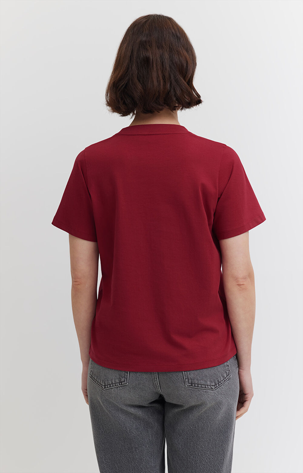 T-shirt regular z bawełny merceryzowanej - 4