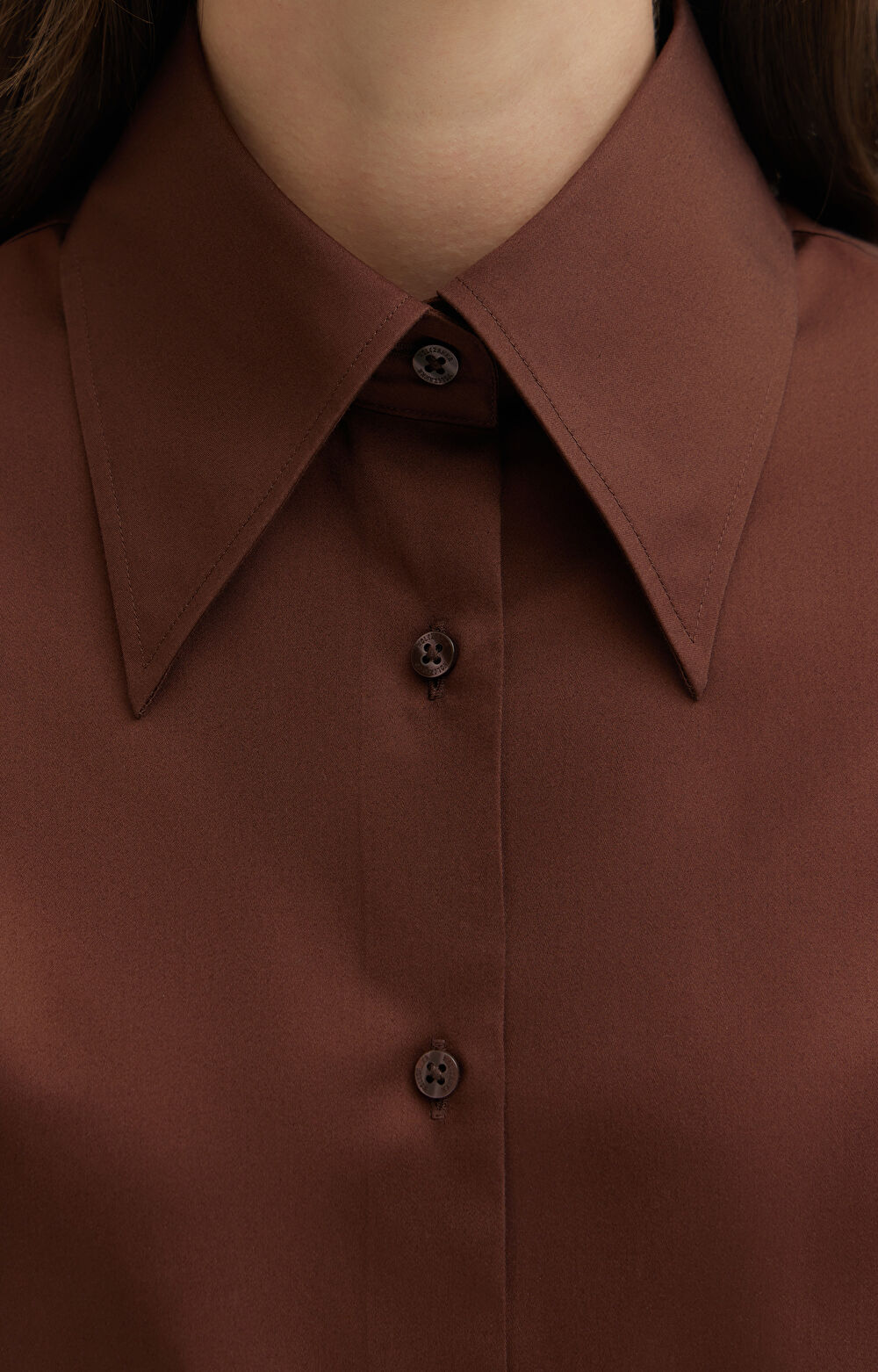 Koszula z satynowej bawełny - 6