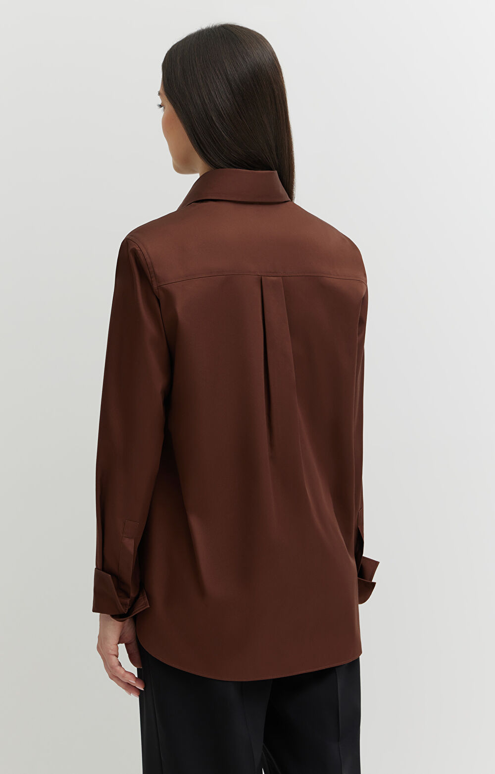 Koszula z satynowej bawełny - 4