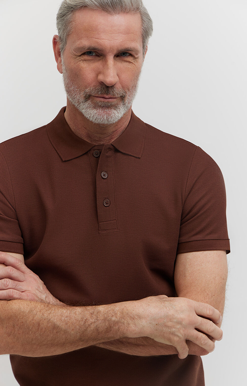 Polo z merceryzowanej bawełny - 5