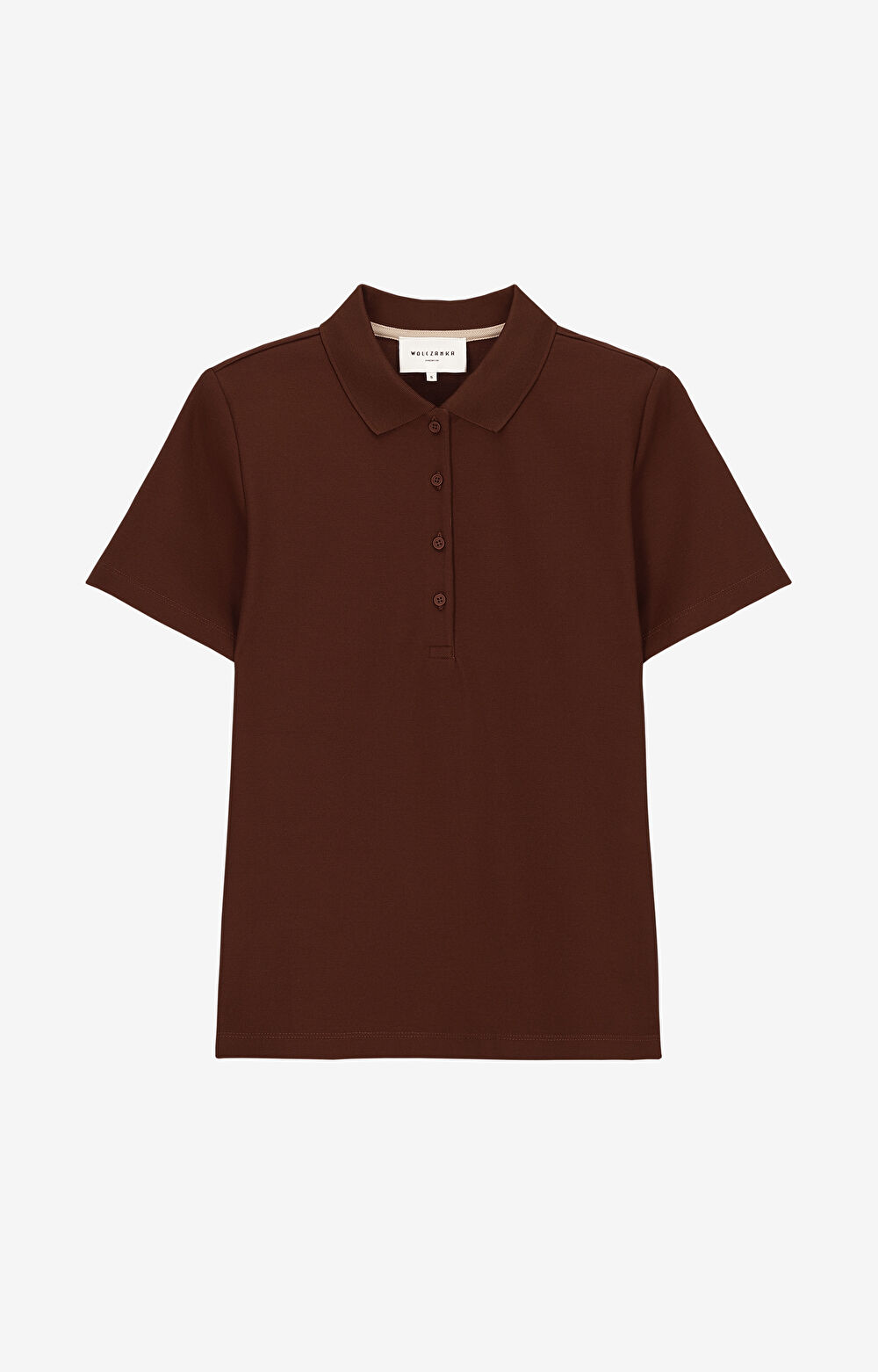 Polo z bawełny merceryzowanej z kontrastem - 2