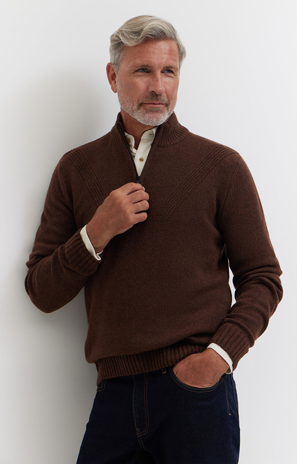 Sweter z golfem - 4