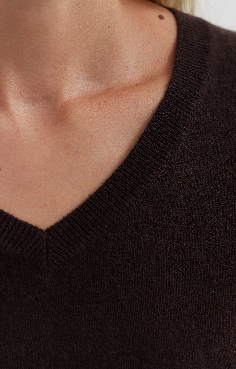 Sweter z dodatkiem wełny merino i kaszmiru - 5