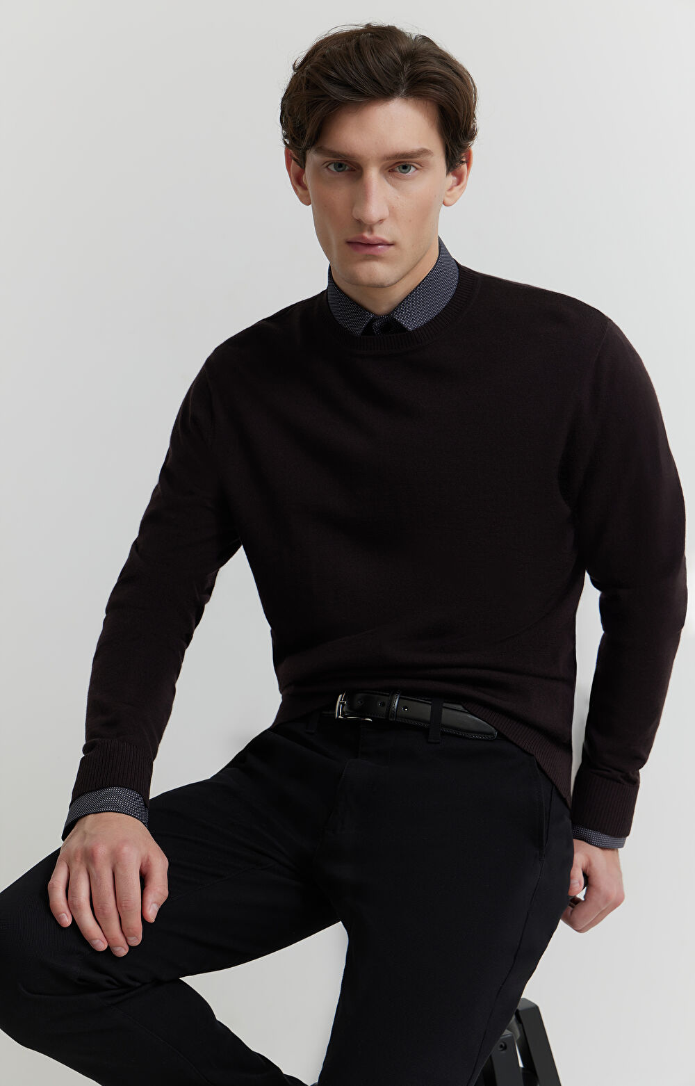 Sweter z wełny merino