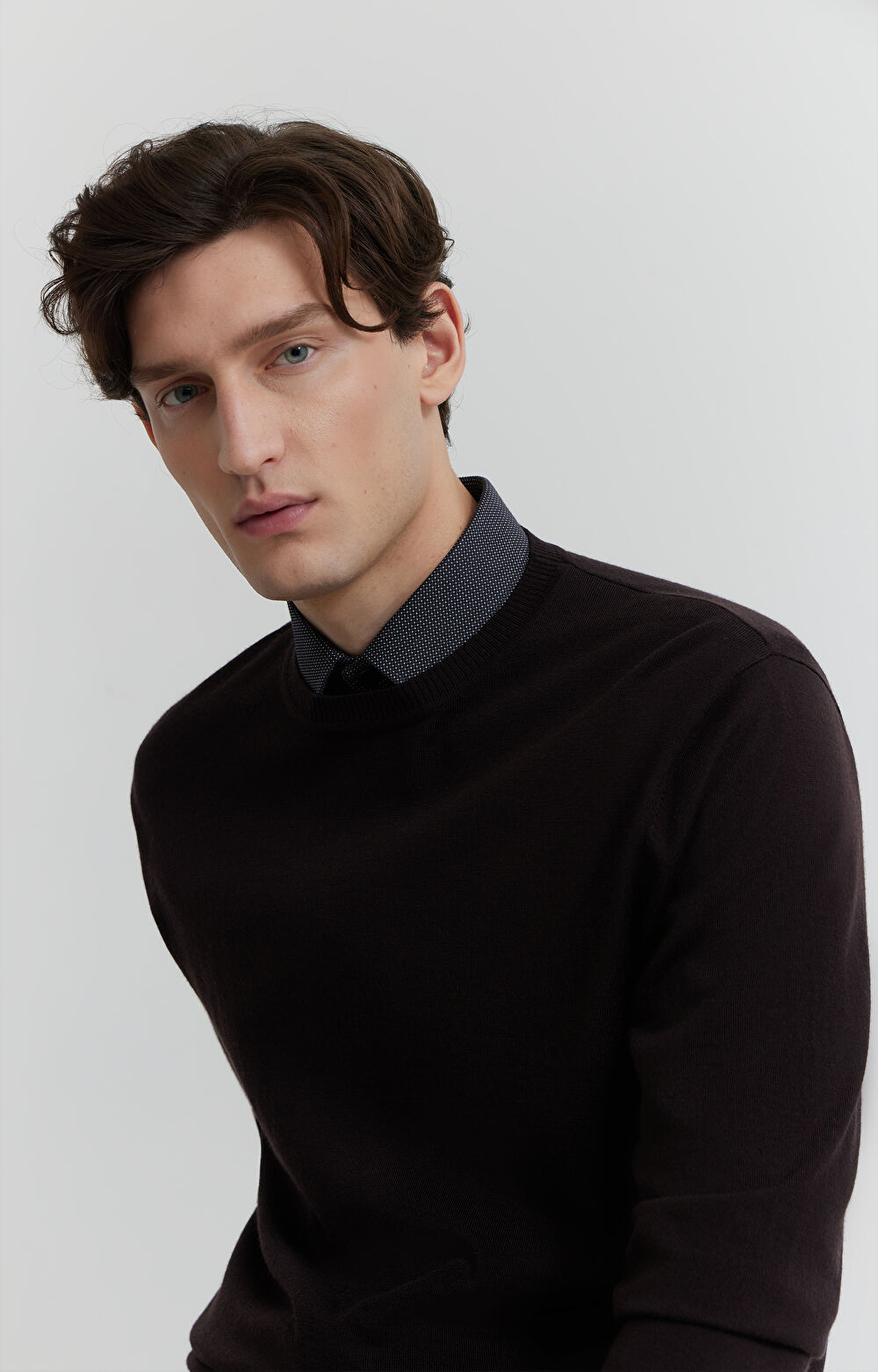 Sweter z wełny merino - 7