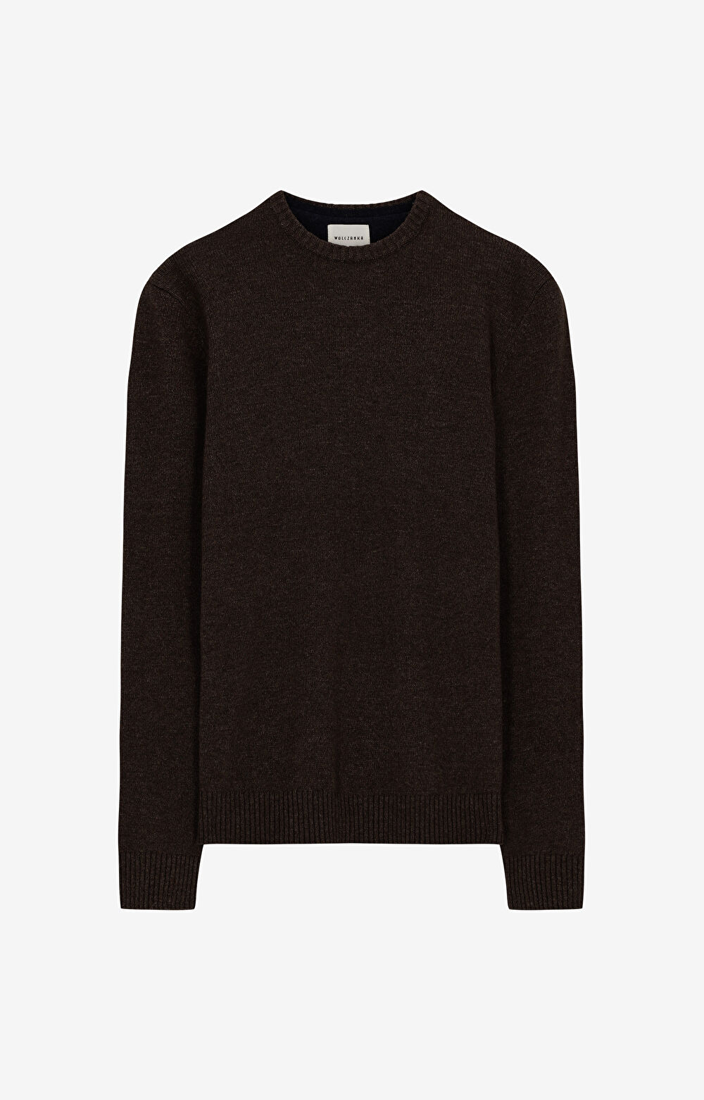 Melanżowy sweter z wełny - 2