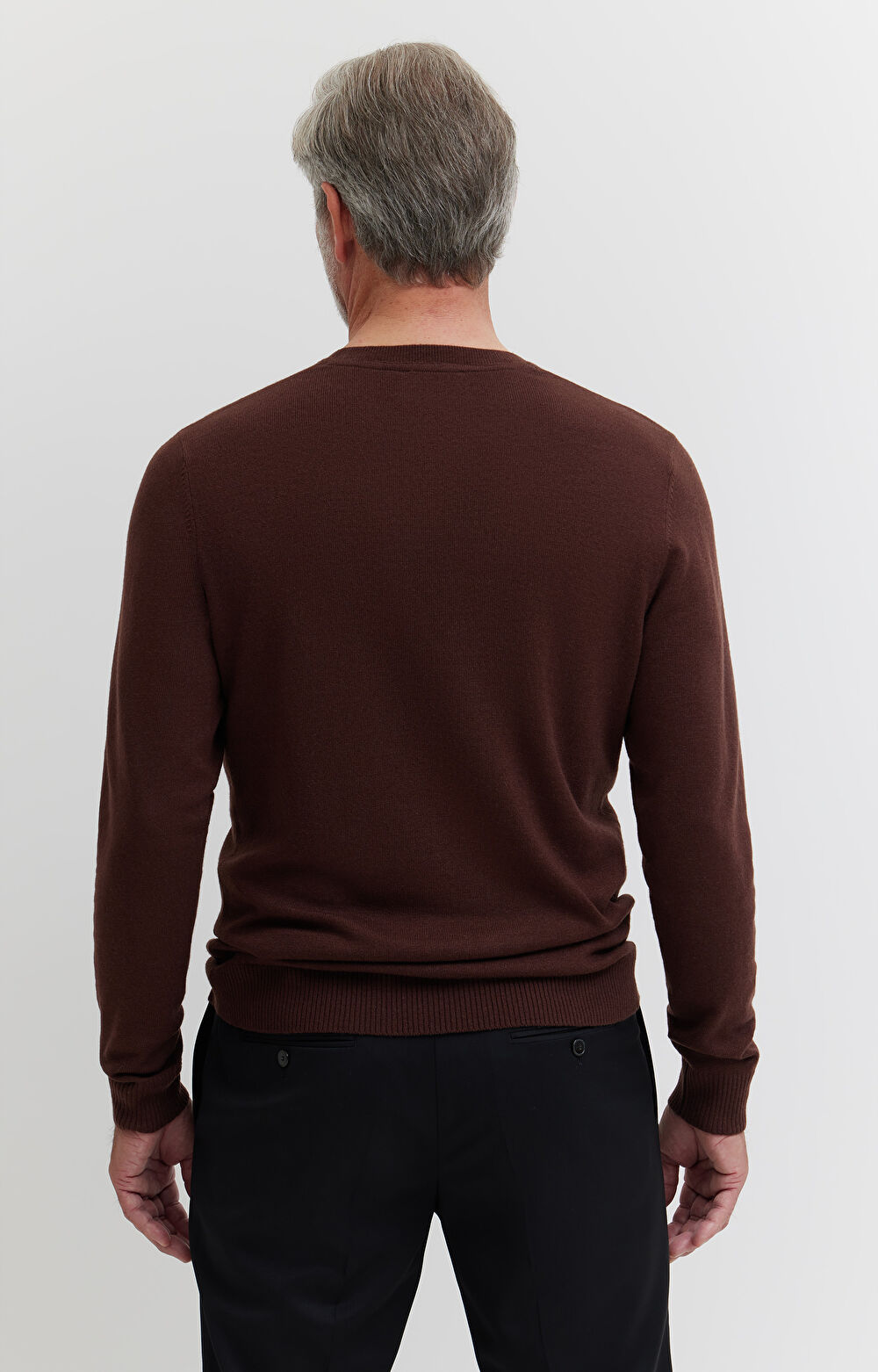 Sweter z dodatkiem wełny merino i kaszmiru - 4