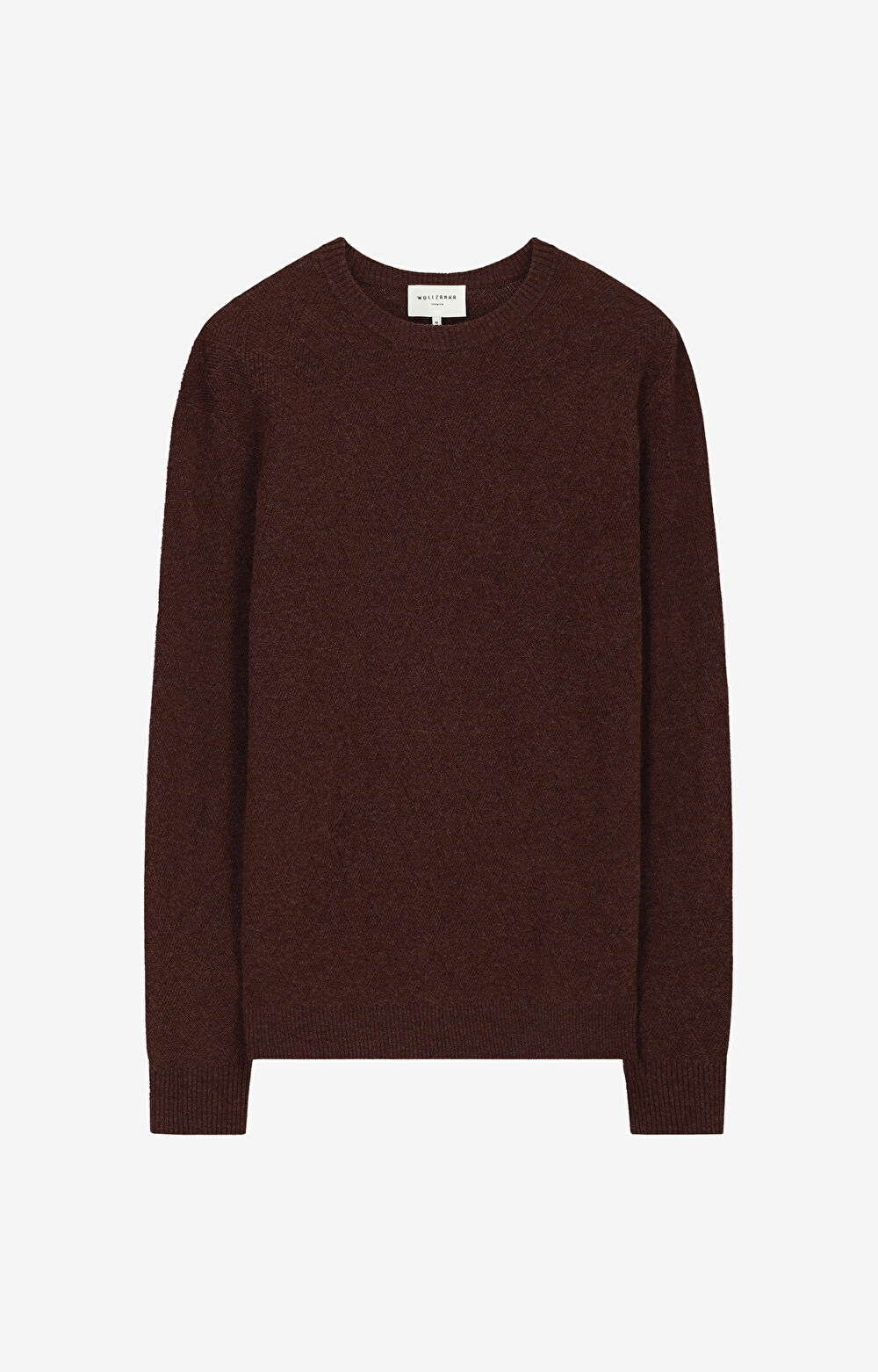 Sweter w romby z wełny merino - 2